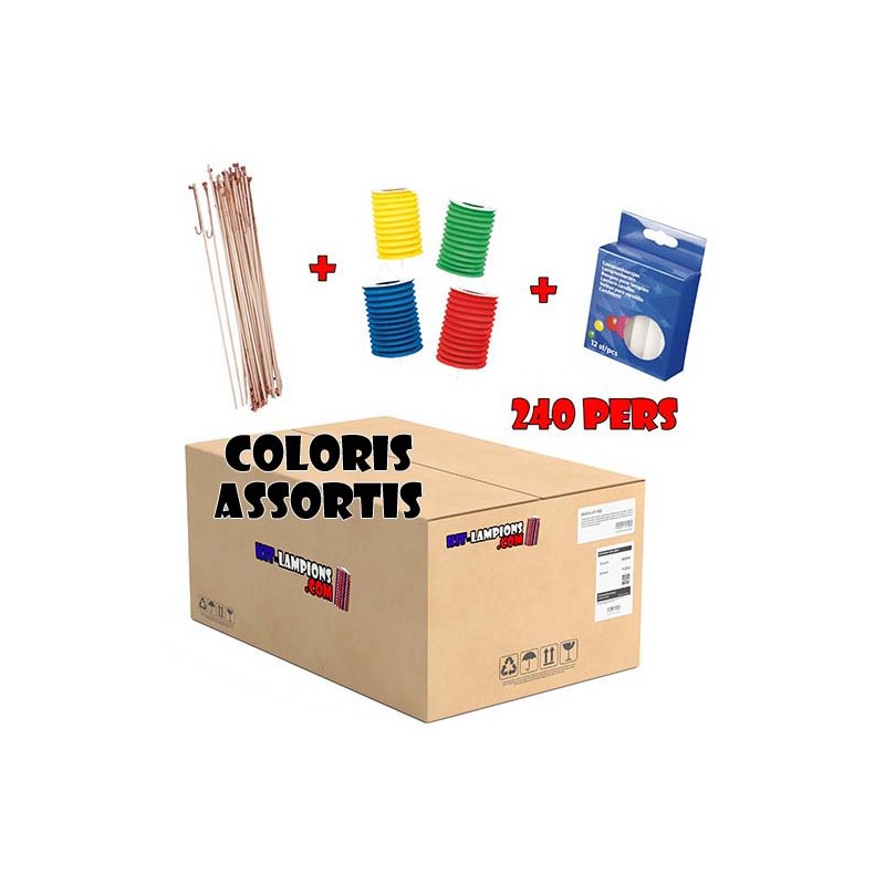 Kit lampions - 14 juillet Multicolore 